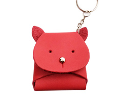Coin pouch Key ring - Cat