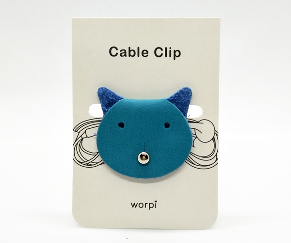 Cable Clip blue Cat4