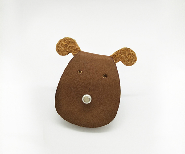 Cable Clip brown dog2